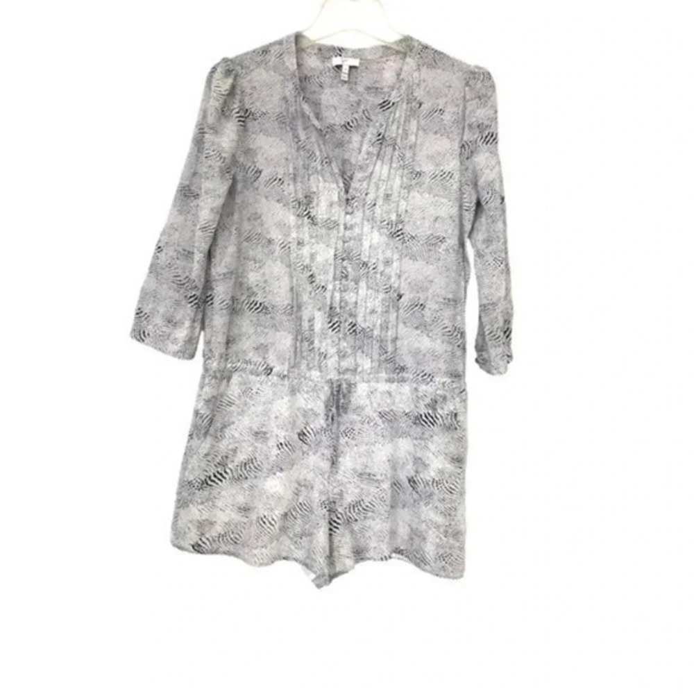 Joie silk short romper with pockets size XSmall EUC